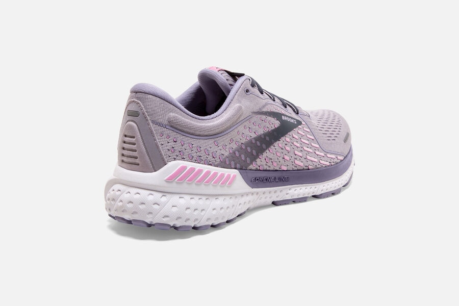 Brooks Adrenaline GTS 21 Road Running Shoes Womens Pink 186403-RNG